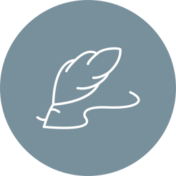 Feather pen icon