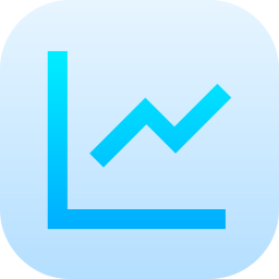 Line chart icon