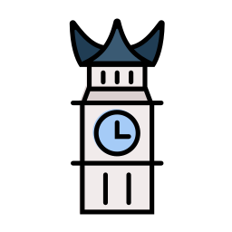 Clock tower icon