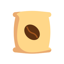 saco de café Ícone