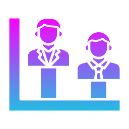 diagramme à bandes Icône