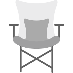 Camping chair icon