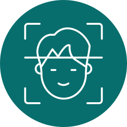 Face recognition icon