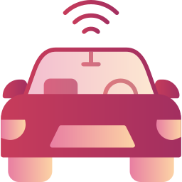 Autonomous car icon