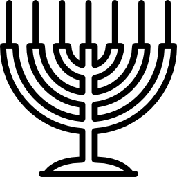 grande menorah Icône