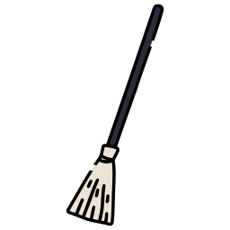 Witch broom icon