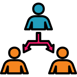 Organization structure icon