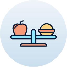 Balanced diet icon