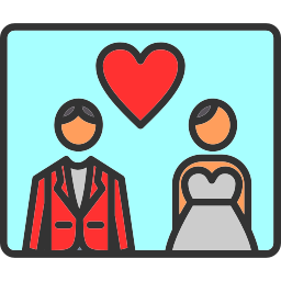 Wedding photos icon