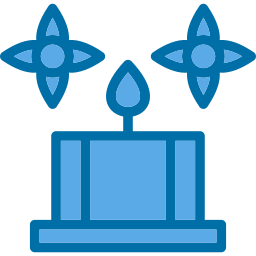 Spa candles icon