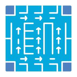 plan d'évacuation Icône