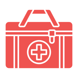 First aid kit icon