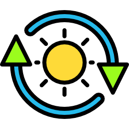 Solar energy icon