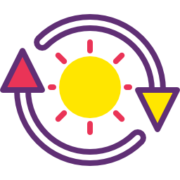 energia słoneczna ikona