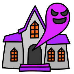 Abandoned house icon