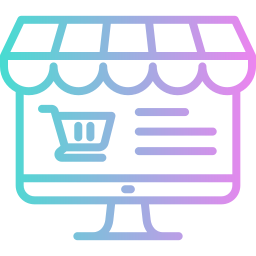 Online shop icon