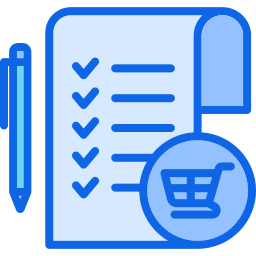 Shopping list icon