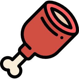 Chicken leg icon