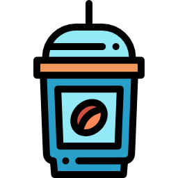 Ice coffee icon