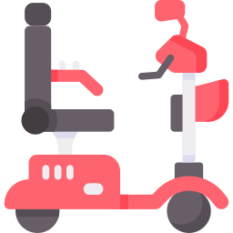 Mobility scooter icon