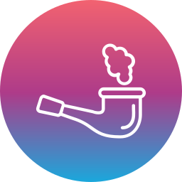 Smoking pipe icon