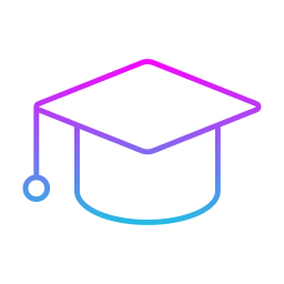 Graduation hat icon