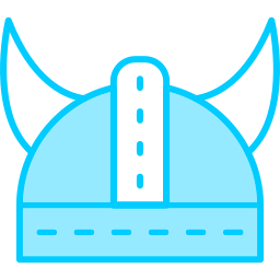 Viking helmet icon