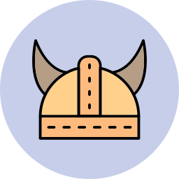 Viking helmet icon