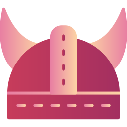 Viking helmet icon