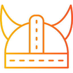 Viking helmet icon