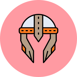 Viking helmet icon