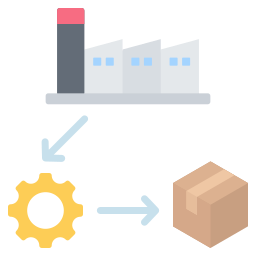 Supply chain icon