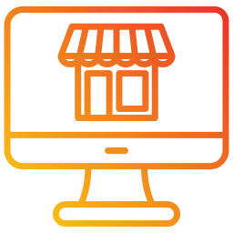 Online shop icon