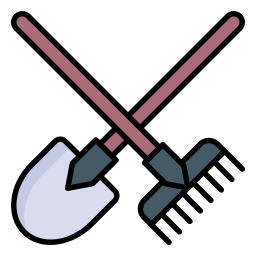 Gardening tools icon