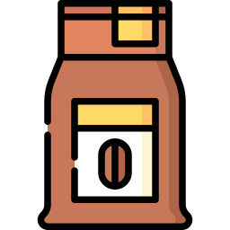 Coffee bag icon