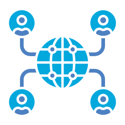 globales netzwerk icon