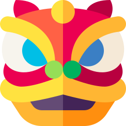 Lion dance icon