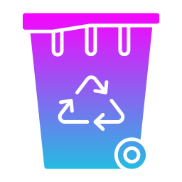 Recycling bin icon