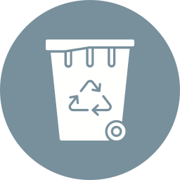 Recycling bin icon