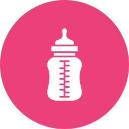 Baby bottle icon