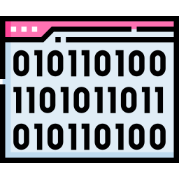 Binary code icon