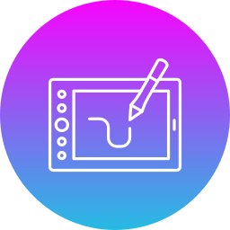 Pen tablet icon