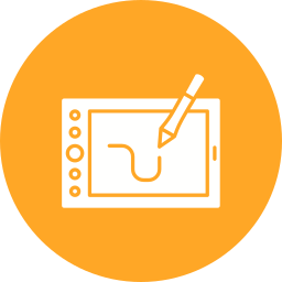 Pen tablet icon