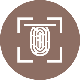 Fingerprint scanner icon