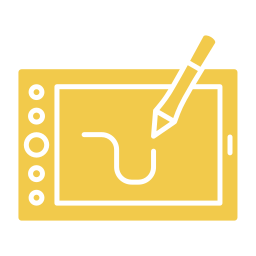 Pen tablet icon