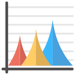 gráfico de pirâmide Ícone