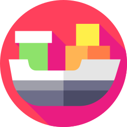 Cargo ship icon