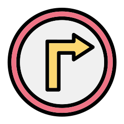 richtiger weg icon