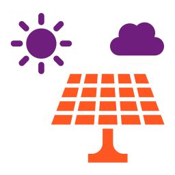 Solar panel icon