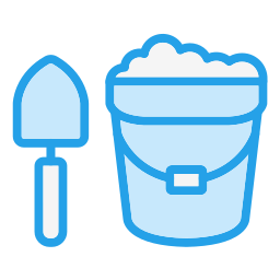 Sand bucket icon